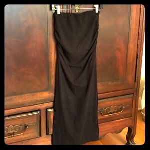 James Perse black midi dress